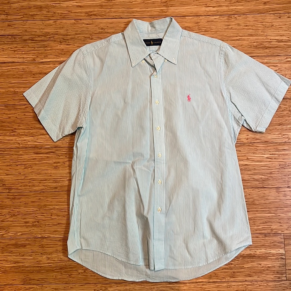 Ralph lauren short sleeve button down size l